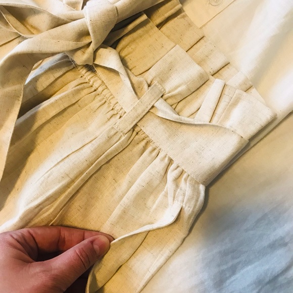 Sassy Minor Wide Leg Paperbag Pants and Blouse Set - Picture 3 of 8